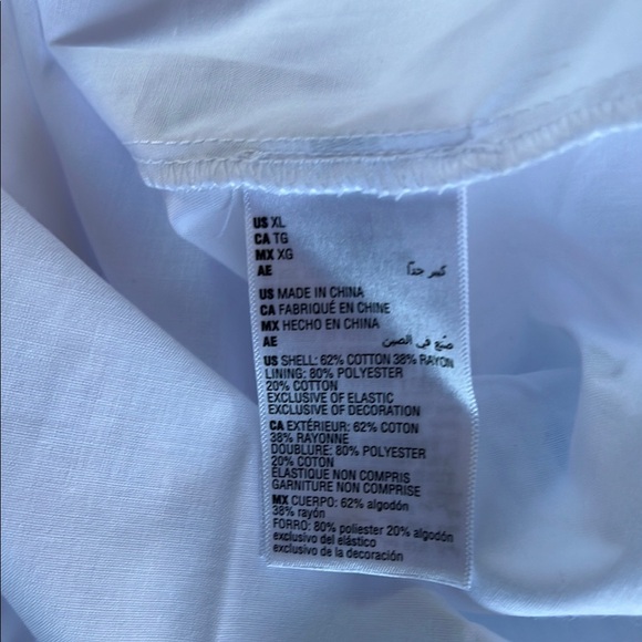 New White Lace Trim Striped Dress - Picture 16 of 16